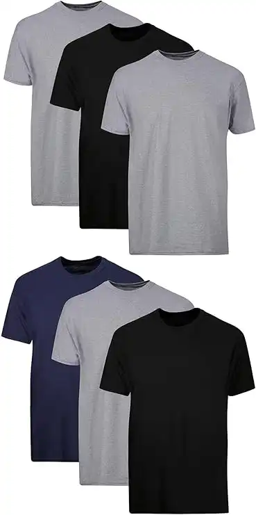 Hanes Men's Undershirt Packs, Stay-Tucked Soft Cotton Undershirts