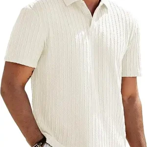 JMIERR Mens Casual Polo Shirt Summer